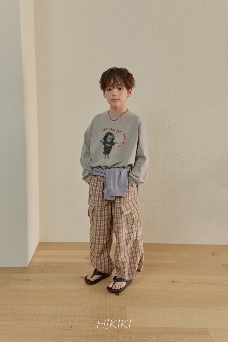 Hikiki - Korean Children Fashion - #kidsstore - Check Parachute Pants - 7