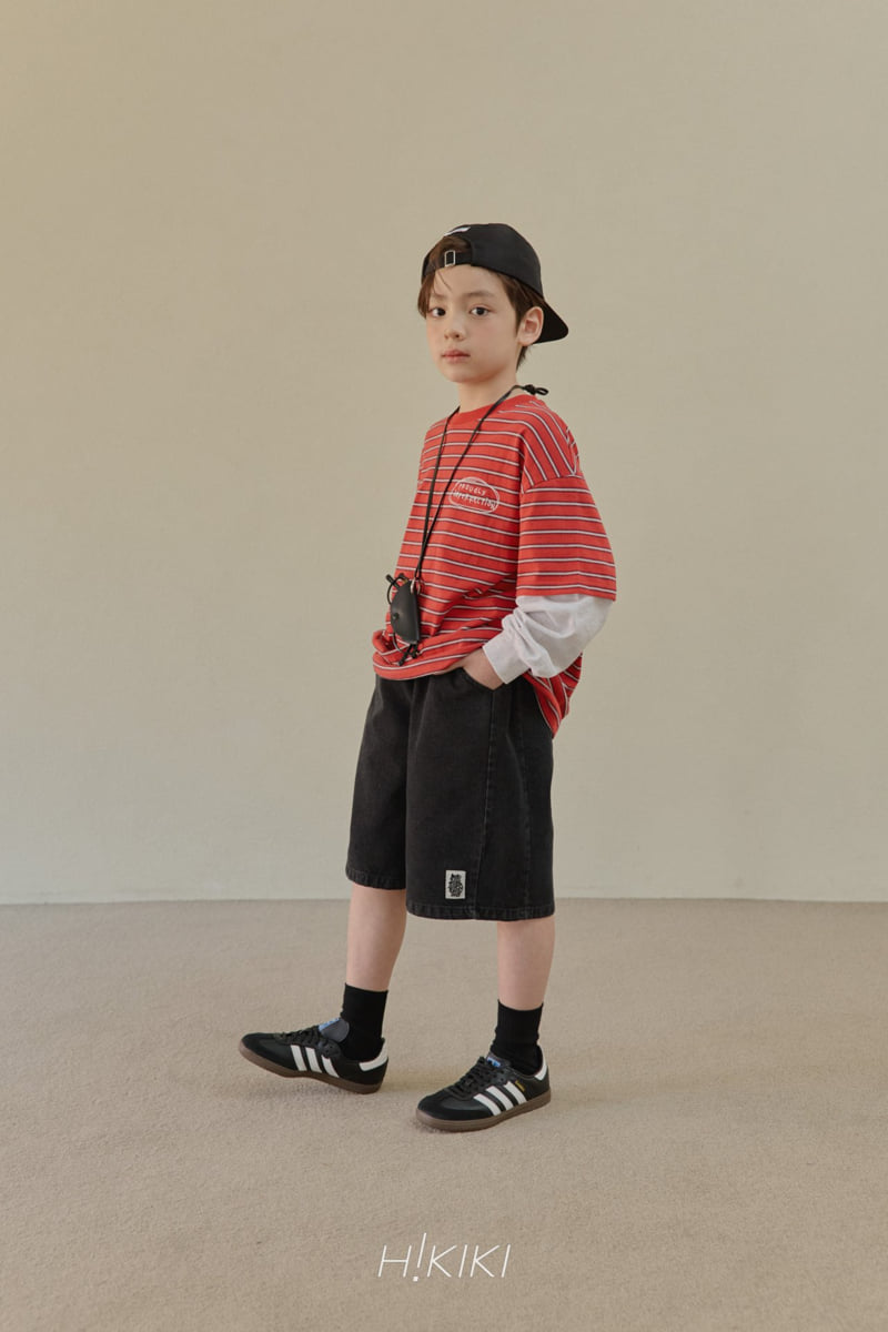 Hikiki - Korean Children Fashion - #kidsstore - Denim Bermuda Pants - 10