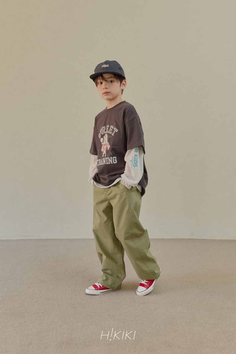 Hikiki - Korean Children Fashion - #kidzfashiontrend - Cotton Curve Pants - 9