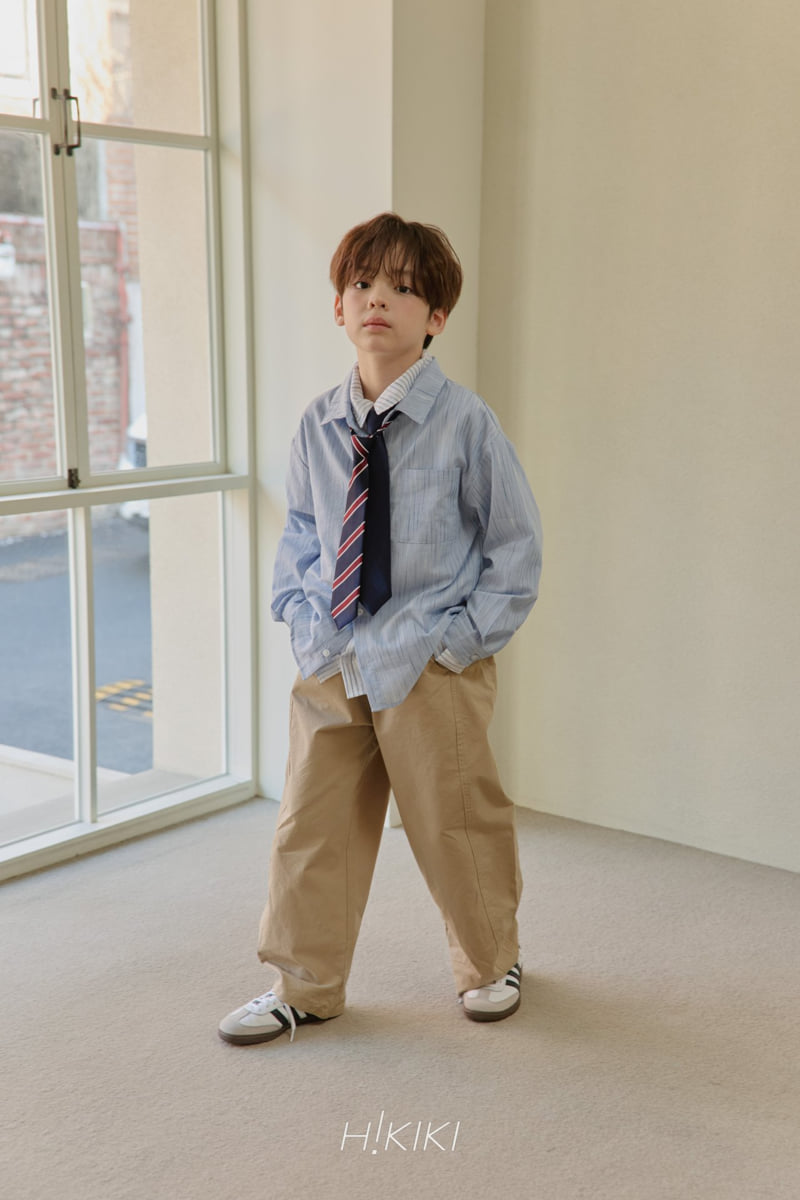 Hikiki - Korean Children Fashion - #kidzfashiontrend - Dandy Stripe Shirt - 3