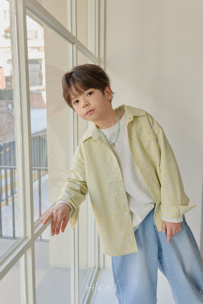 Hikiki - Korean Children Fashion - #littlefashionista - Spring Check Shirt - 7