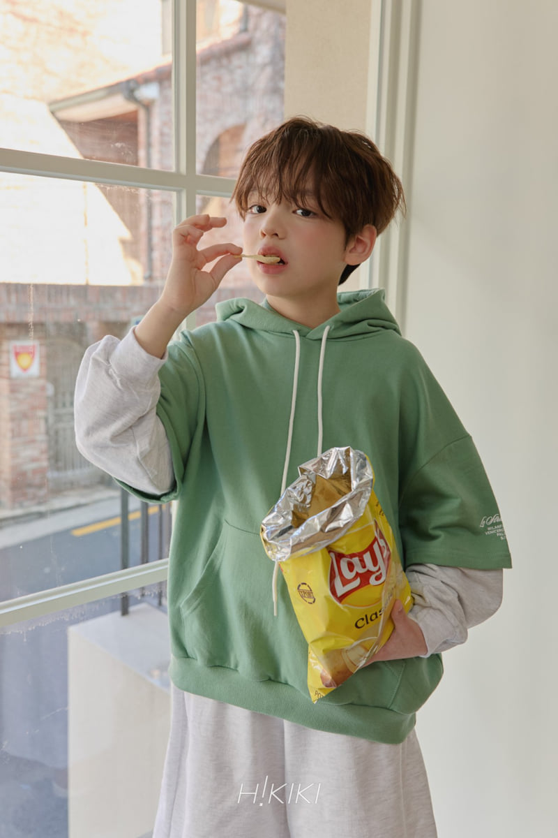 Hikiki - Korean Children Fashion - #littlefashionista - 39 Double Hood Hoodie