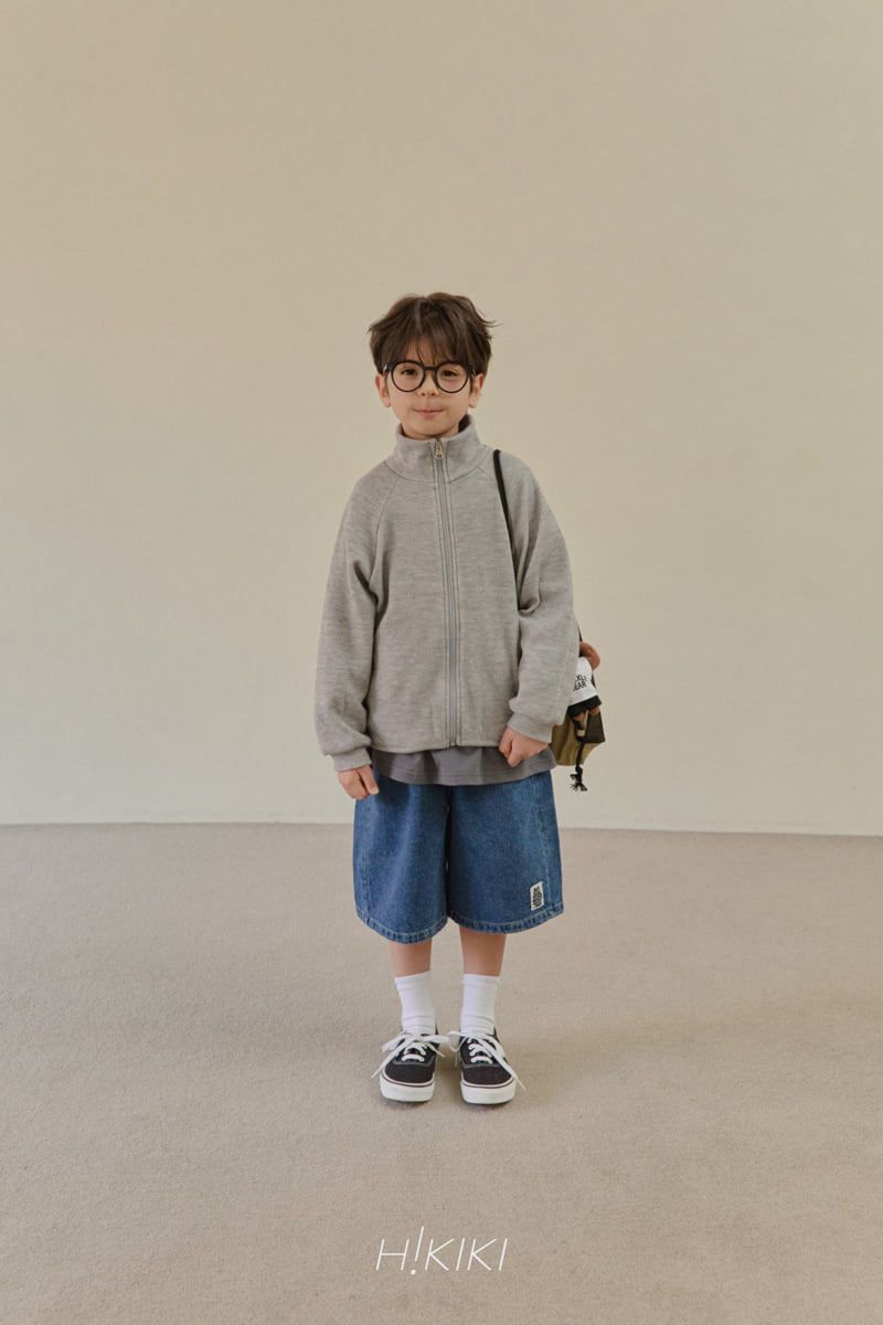 Hikiki - Korean Children Fashion - #littlefashionista - Half-Neck Knit Zip-Up - 11
