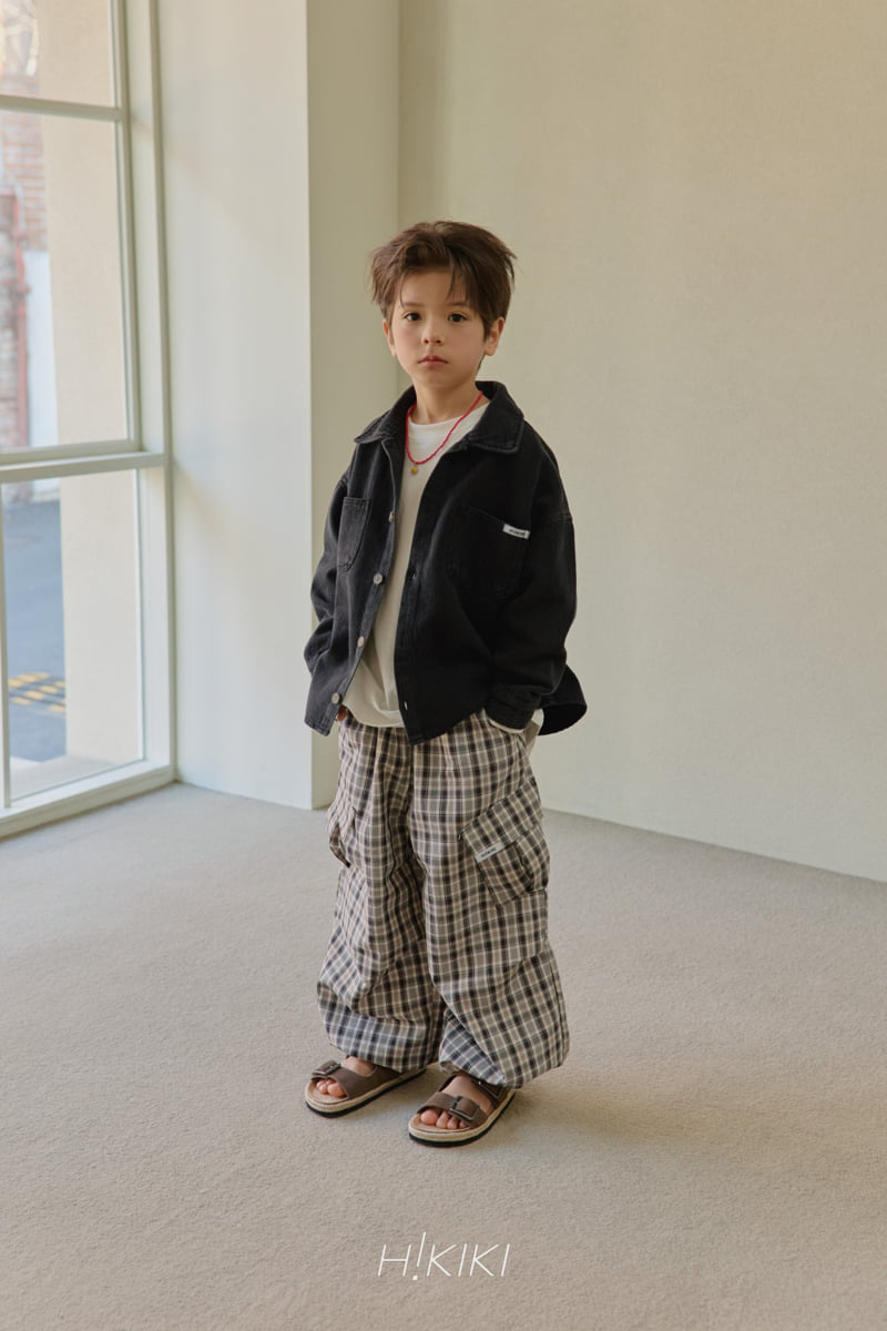 Hikiki - Korean Children Fashion - #magicofchildhood - Check Parachute Pants - 11