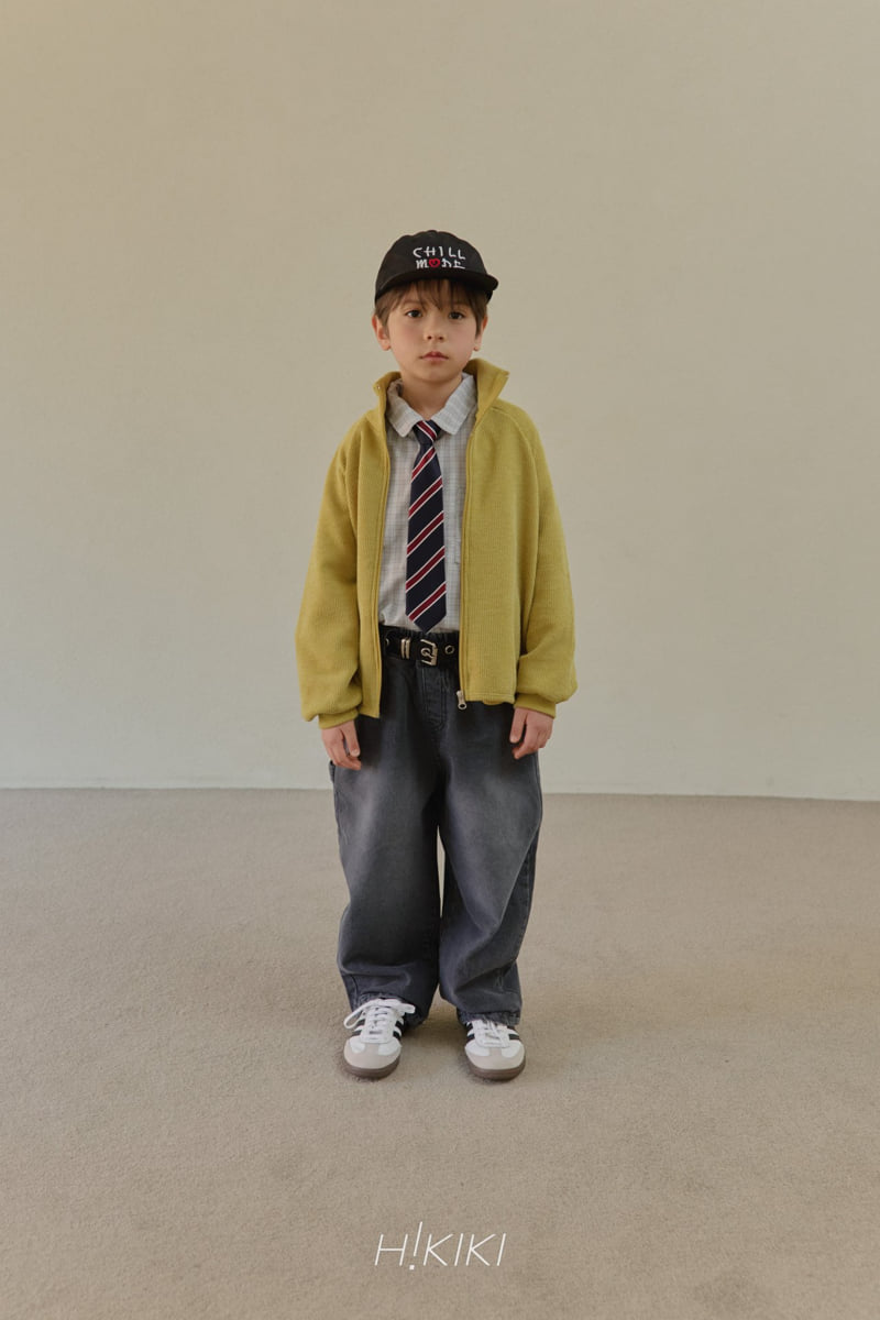 Hikiki - Korean Children Fashion - #magicofchildhood - Washed Curved Jeans - 9
