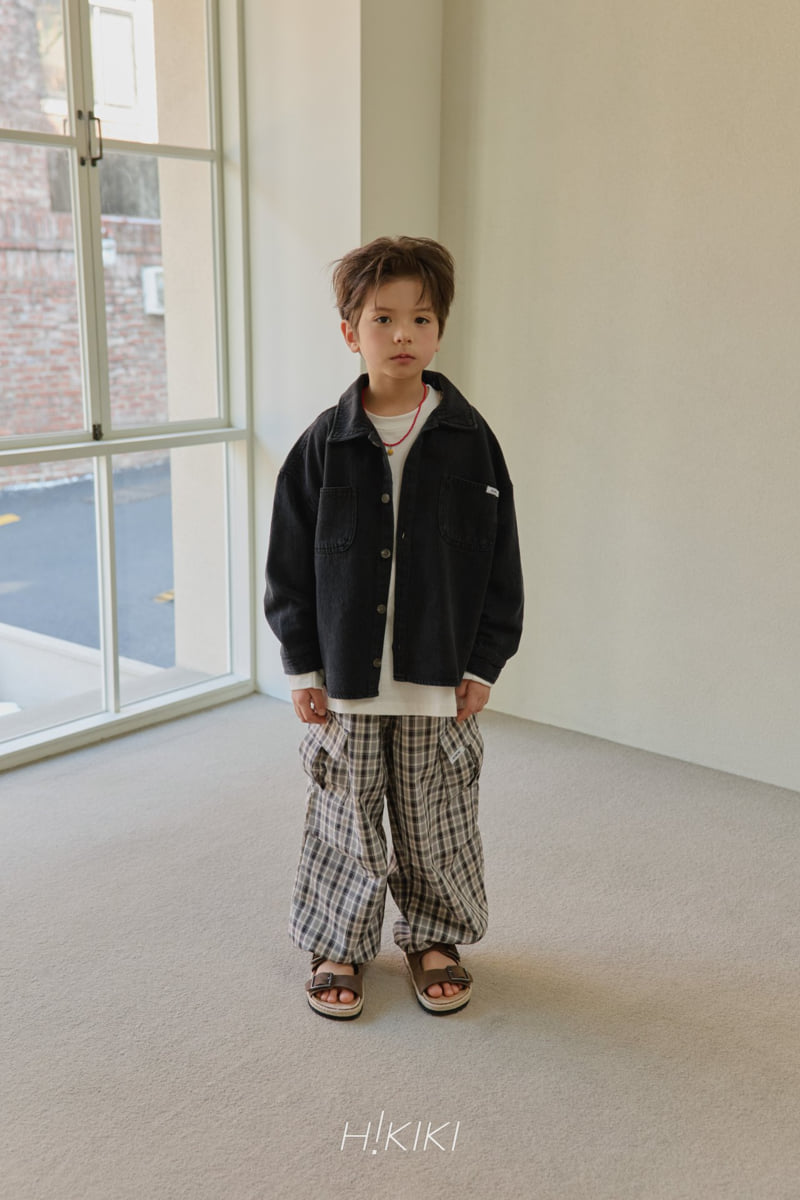 Hikiki - Korean Children Fashion - #minifashionista - Check Parachute Pants - 12