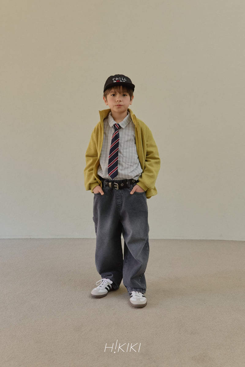Hikiki - Korean Children Fashion - #minifashionista - Washed Curved Jeans - 10