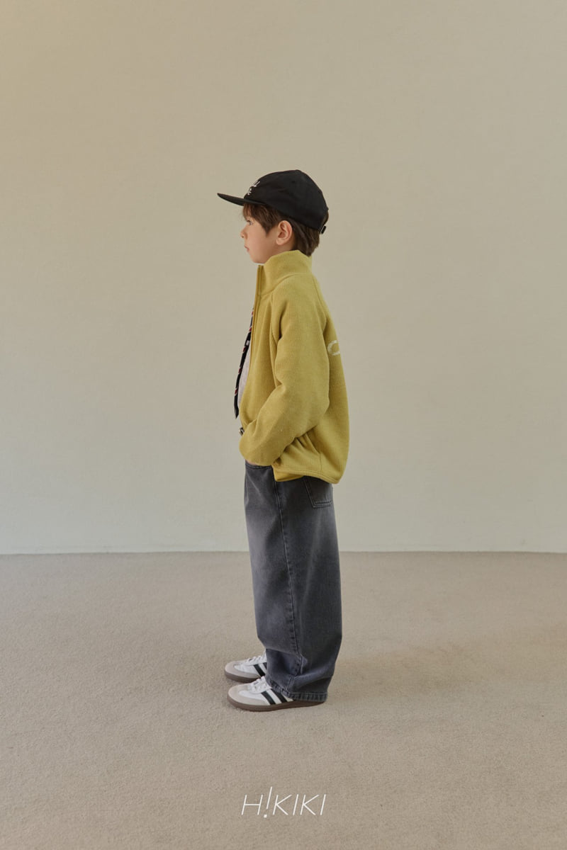 Hikiki - Korean Children Fashion - #prettylittlegirls - Washed Curved Jeans - 11