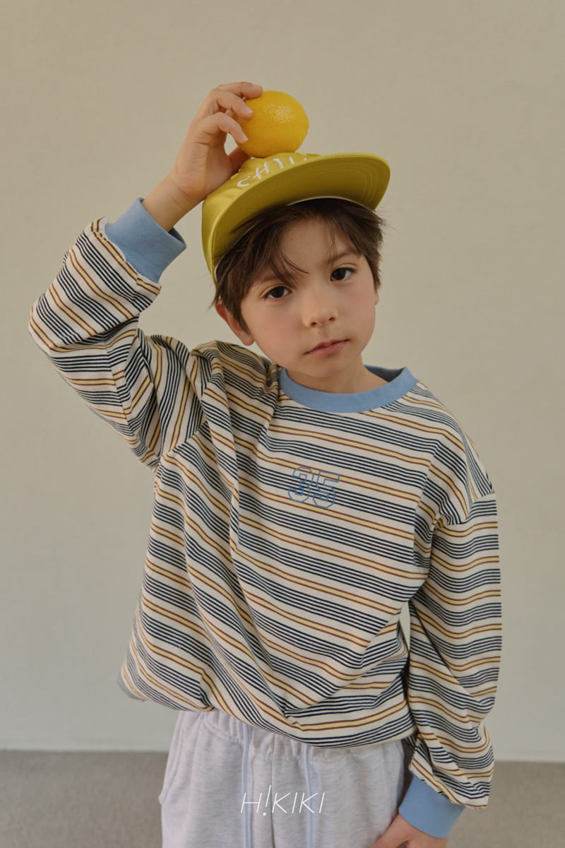 Hikiki - Korean Children Fashion - #prettylittlegirls - 35 Stripe Tee - 8