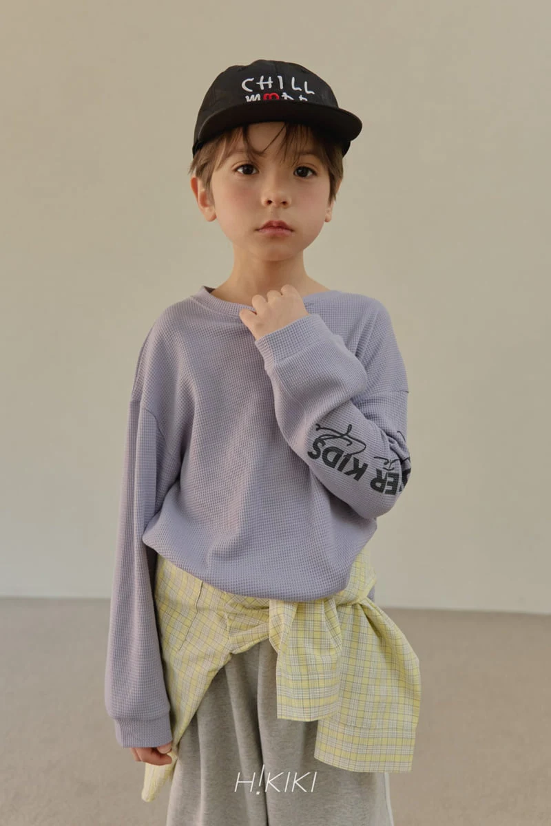 Hikiki - Korean Children Fashion - #prettylittlegirls - Waffle Rib Tee - 12