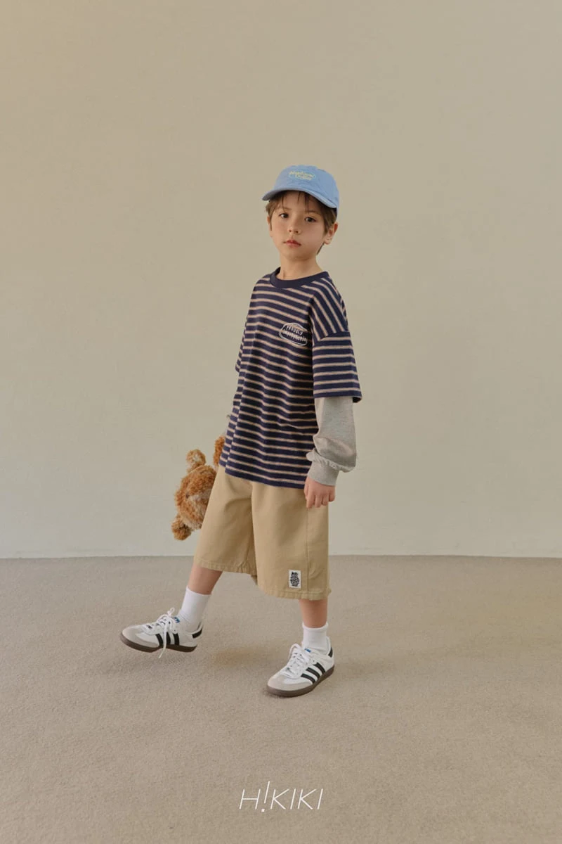 Hikiki - Korean Children Fashion - #prettylittlegirls - Stripe Double Sleeve Tee - 9