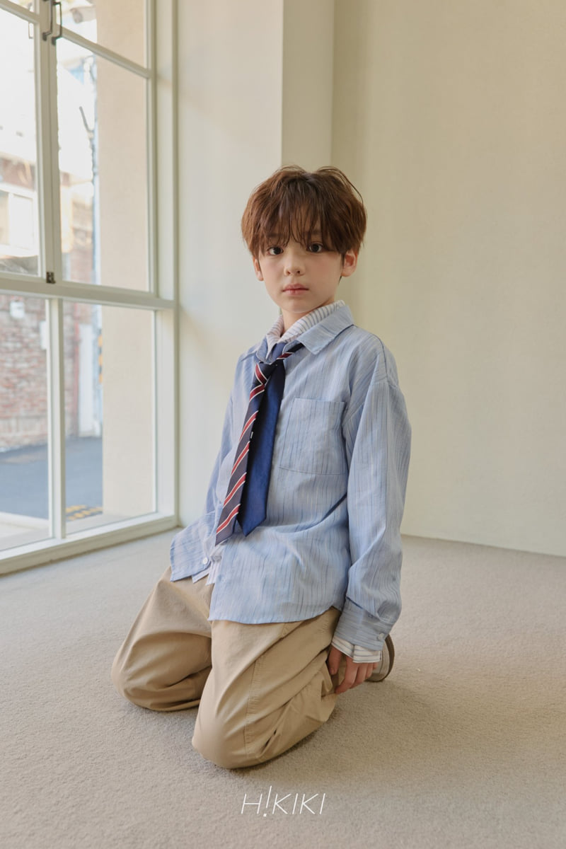 Hikiki - Korean Children Fashion - #prettylittlegirls - Dandy Stripe Shirt - 8
