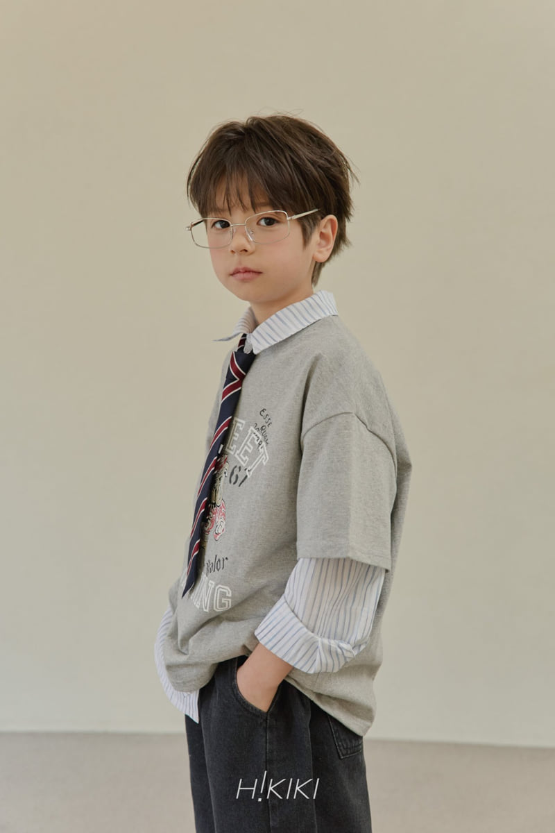 Hikiki - Korean Children Fashion - #stylishchildhood - Dandy Stripe Shirt - 11