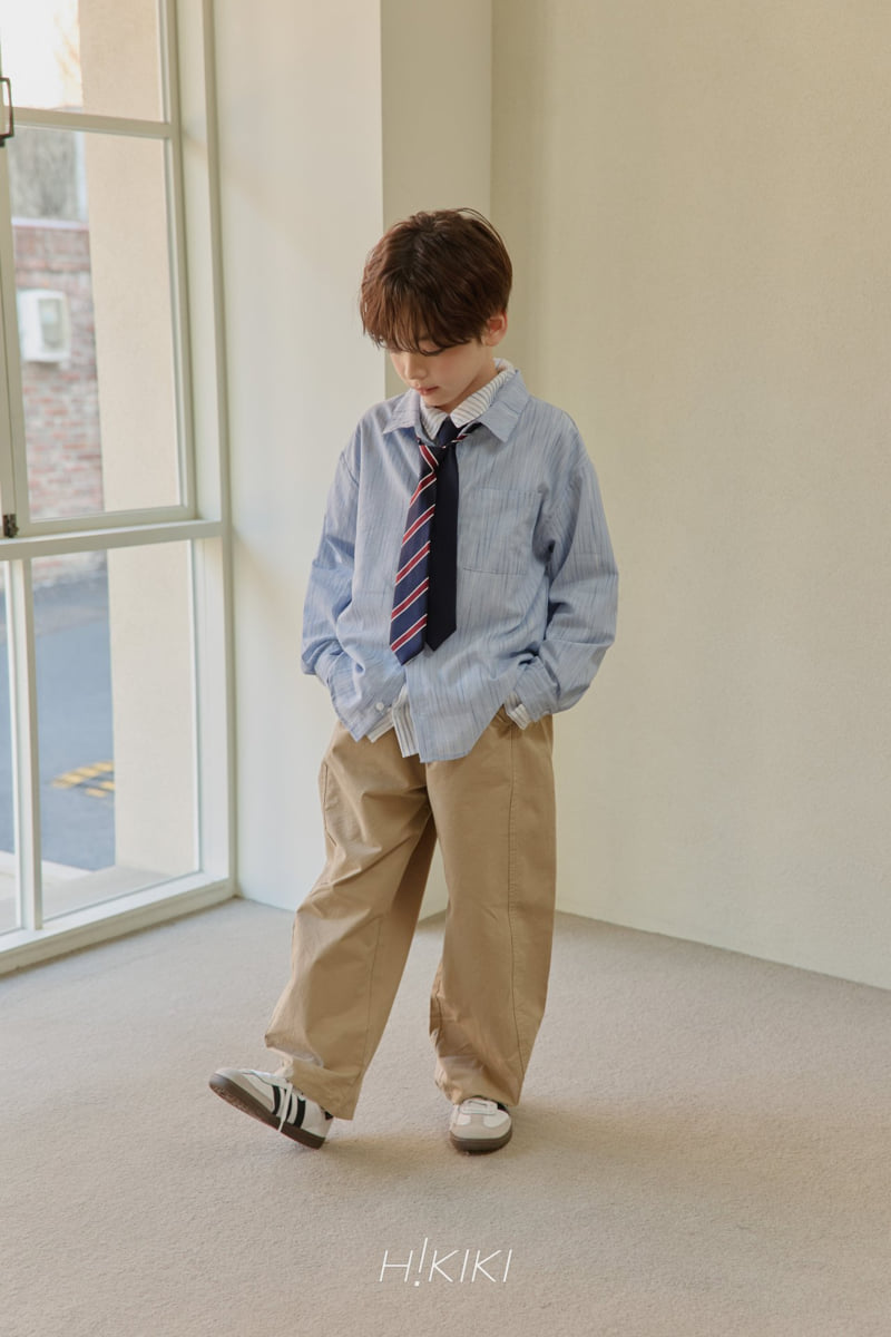 Hikiki - Korean Children Fashion - #toddlerclothing - Dandy Stripe Shirt - 10