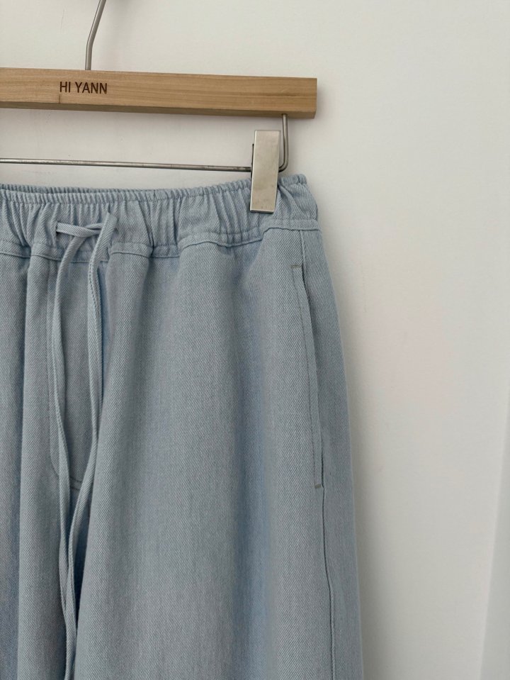 Hiyann - Korean Women Fashion - #momslook - Marco Wide Denim Pants - 7
