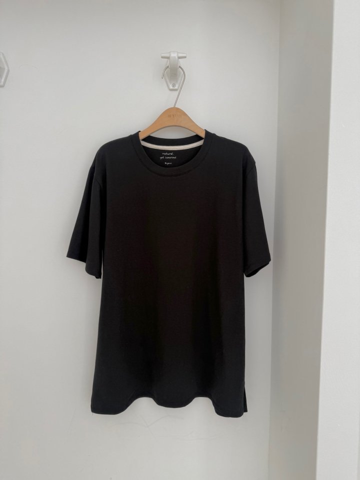Hiyann - Korean Women Fashion - #womensfashion - Harry Slit Tee - 4