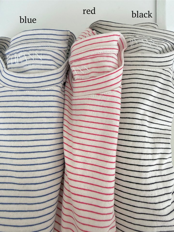 Hiyann - Korean Women Fashion - #momslook - Cult Fine Stripe Tee - 9