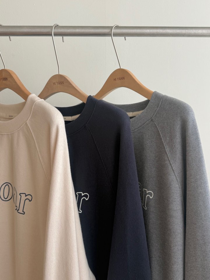 Hiyann - Korean Women Fashion - #pursuepretty - Raglan Sweatshirt - 2