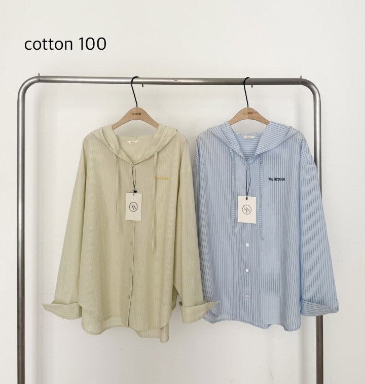 Hiyann - Korean Women Fashion - #pursuepretty - Roe Hooded Shirt