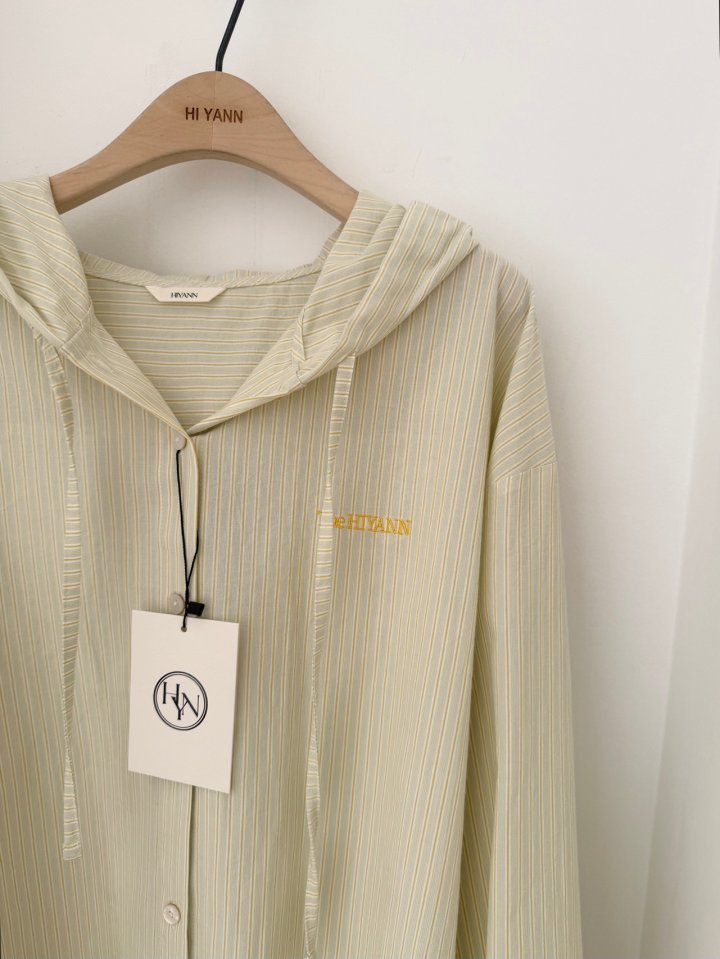 Hiyann - Korean Women Fashion - #romanticstyle - Roe Hooded Shirt - 4