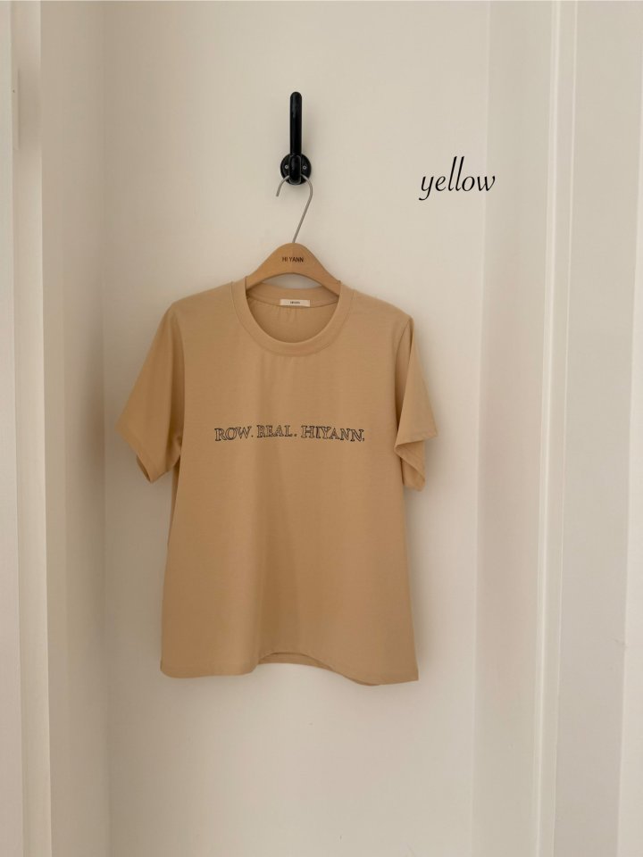 Hiyann - Korean Women Fashion - #thatsdarling - Low Short Sleeve Tee - 3