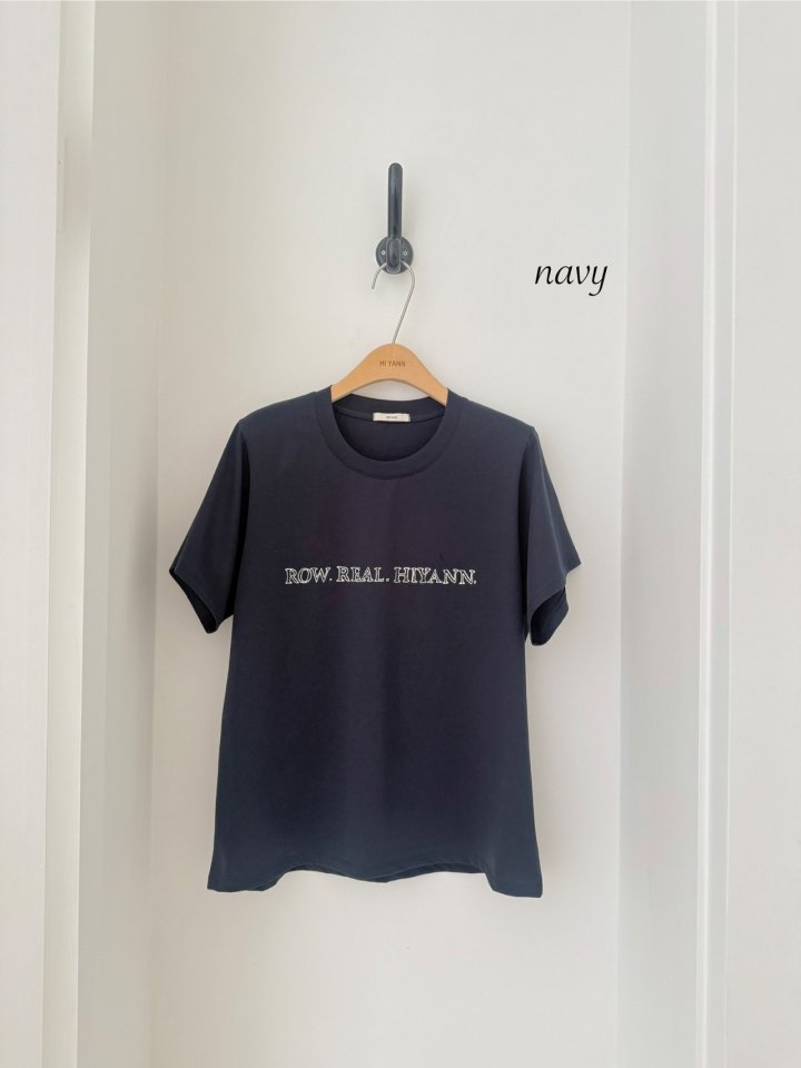 Hiyann - Korean Women Fashion - #thatsdarling - Low Short Sleeve Tee - 4
