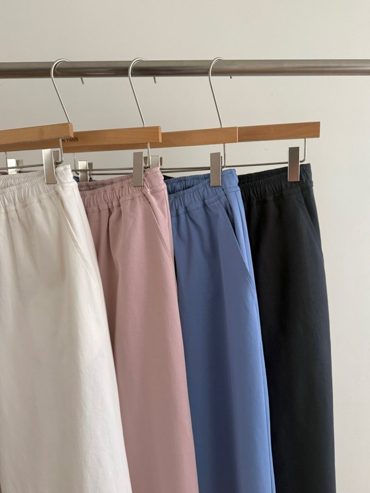 Hiyann - Korean Women Fashion - #vintageinspired - Cation Banding Pants - 2