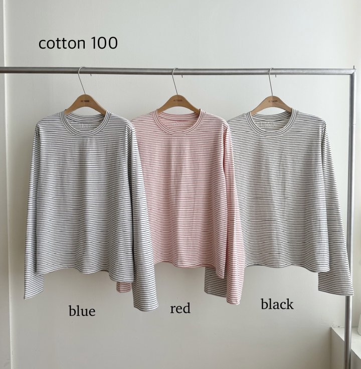 Hiyann - Korean Women Fashion - #vintageinspired - Cult Fine Stripe Tee