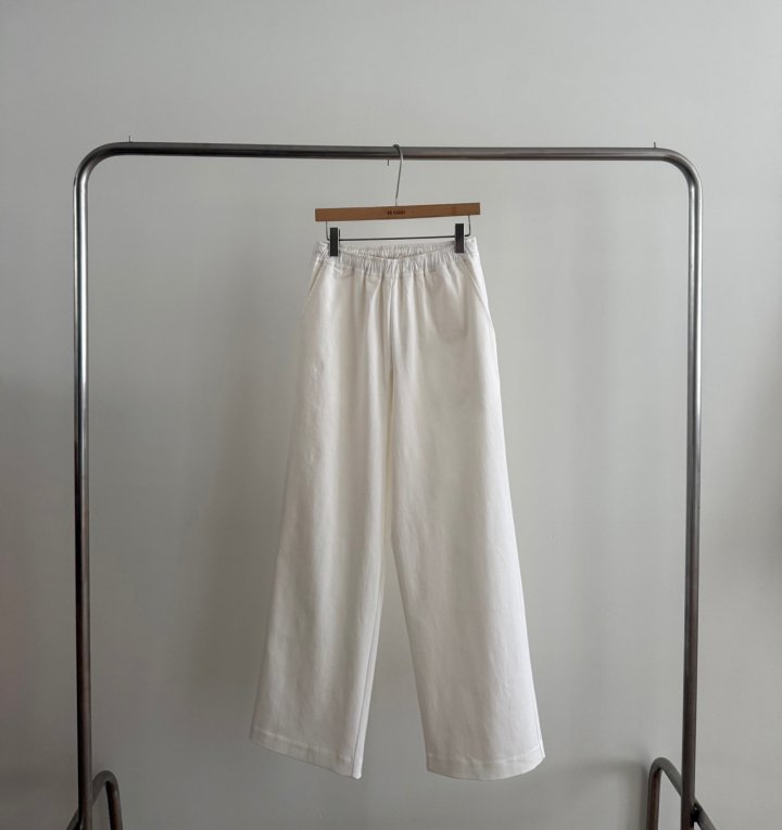 Hiyann - Korean Women Fashion - #vintagekidsstyle - Cation Banding Pants - 3