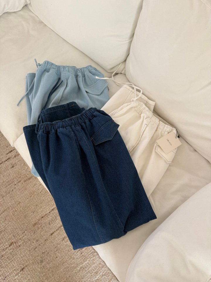 Hiyann - Korean Women Fashion - #womensfashion - Marco Wide Denim Pants - 10