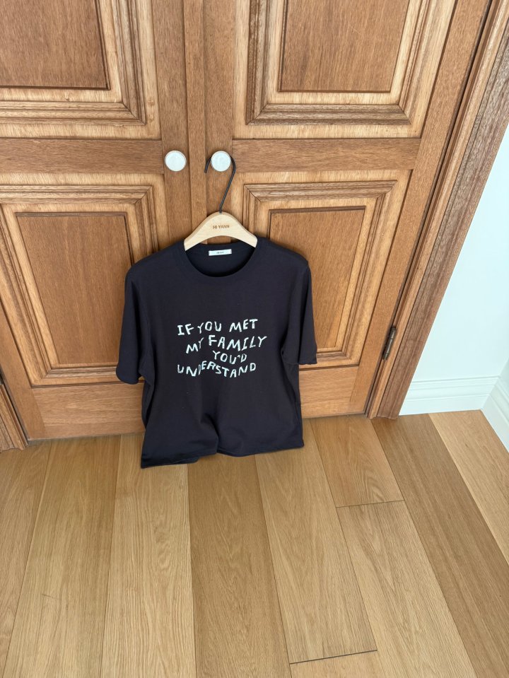 Hiyann - Korean Women Fashion - #womensfashion - Family Tee - 5