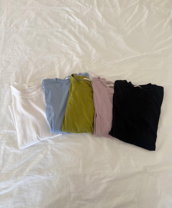 Hiyann - Korean Women Fashion - #womensfashion - Tencel Basic Tee - 10