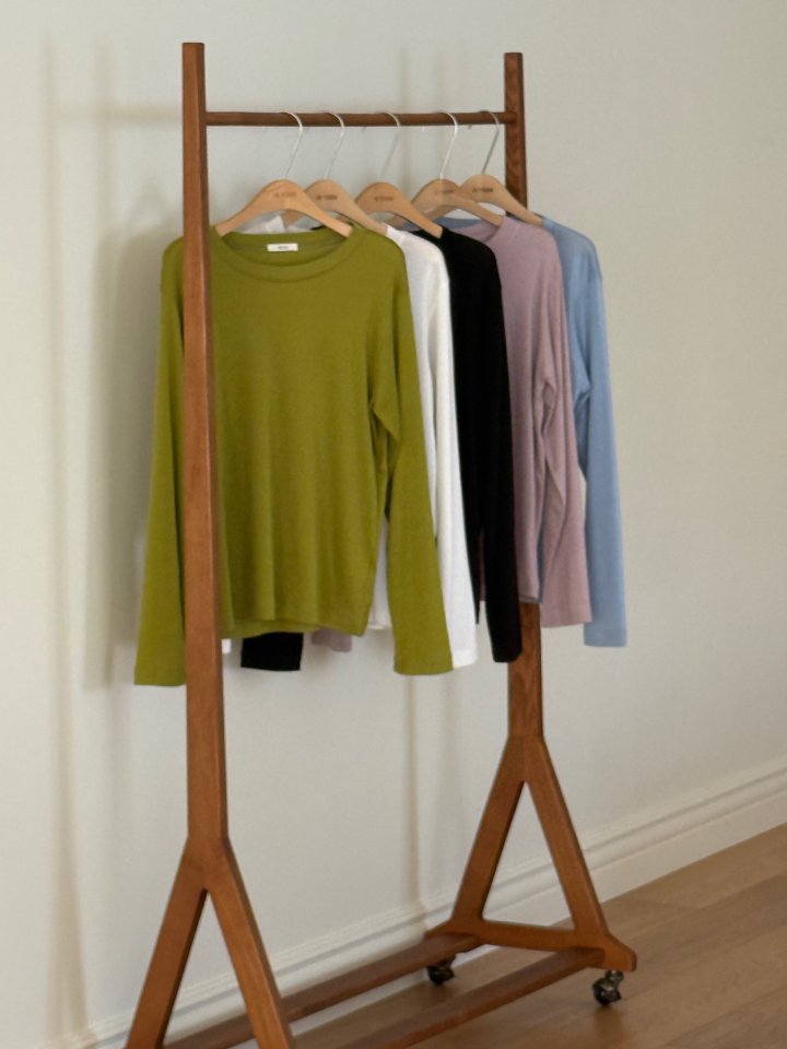 Hiyann - Korean Women Fashion - #womensfashion - Tencel Basic Tee - 12