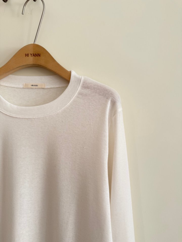 Hiyann - Korean Women Fashion - #momslook - Tencel Basic Tee - 4