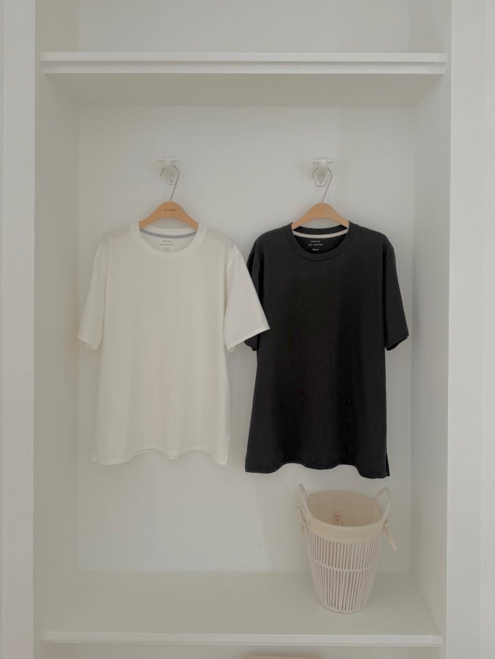 Hiyann - Korean Women Fashion - #womensfashion - Harry Slit Tee