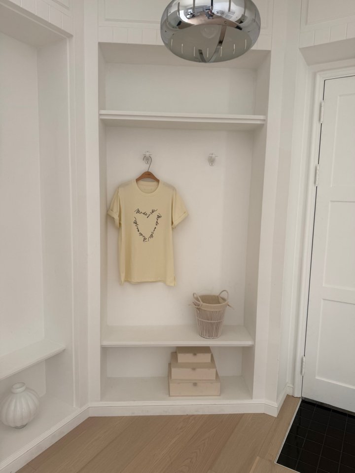 Hiyann - Korean Women Fashion - #womensfashion - Heart Tee - 9