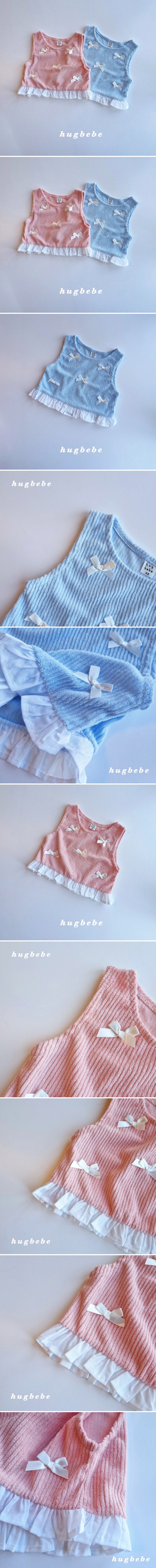 Hug Bebe - Korean Children Fashion - #childrensboutique - Ribbon Confetti Terry Vest