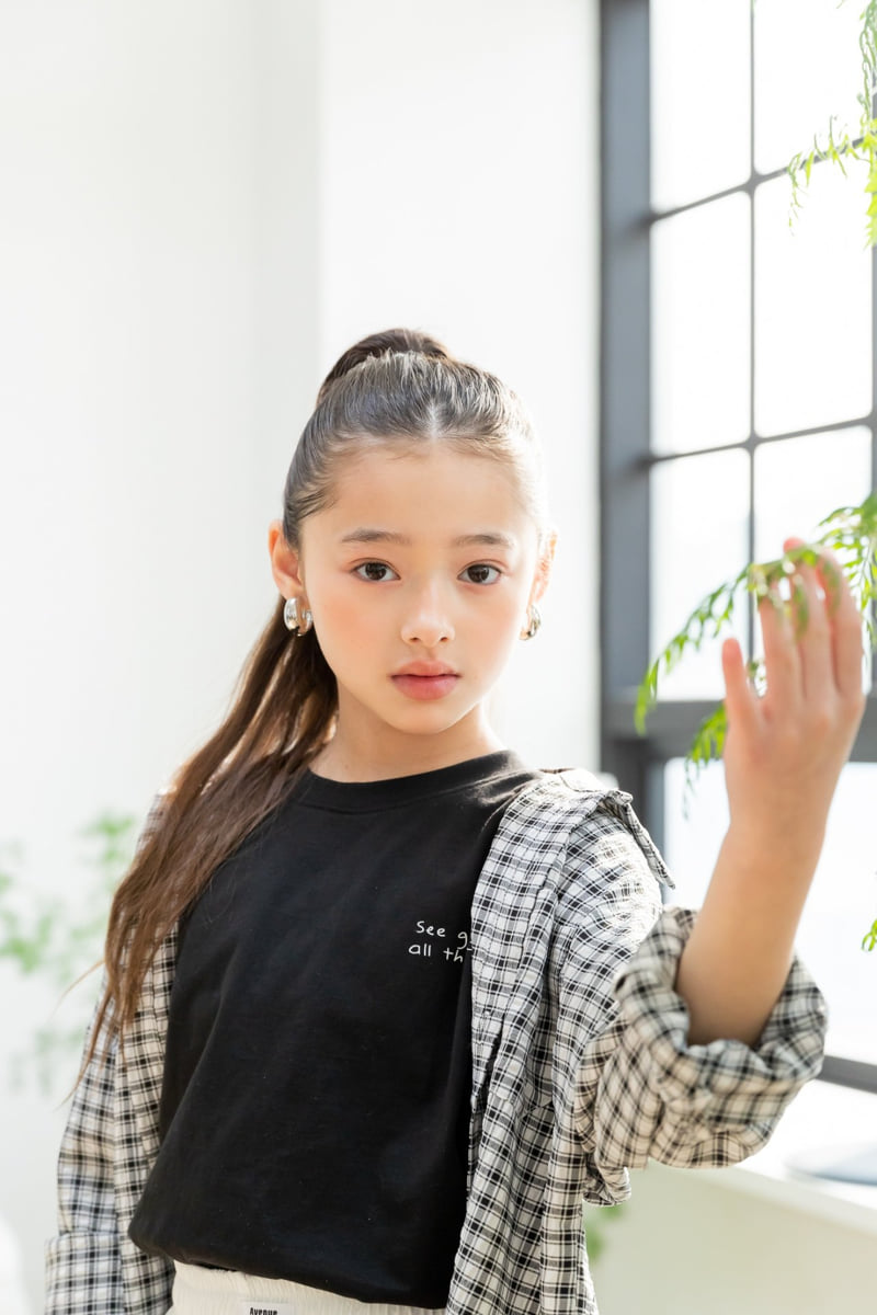 I Love Jesus - Korean Children Fashion - #Kfashion4kids - CM Check Shirt - 8