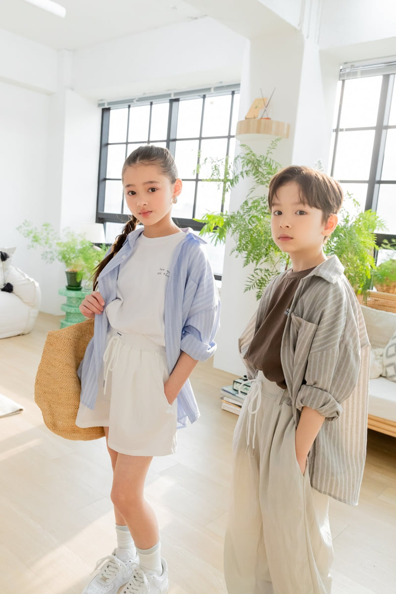 I Love Jesus - Korean Children Fashion - #Kfashion4kids - Netty Stripe Shirt - 3