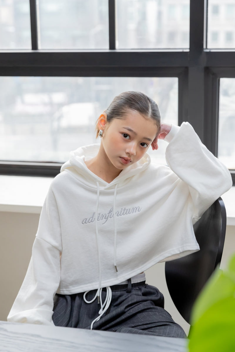 I Love Jesus - Korean Children Fashion - #childofig - AD Crop Hoodie - 10