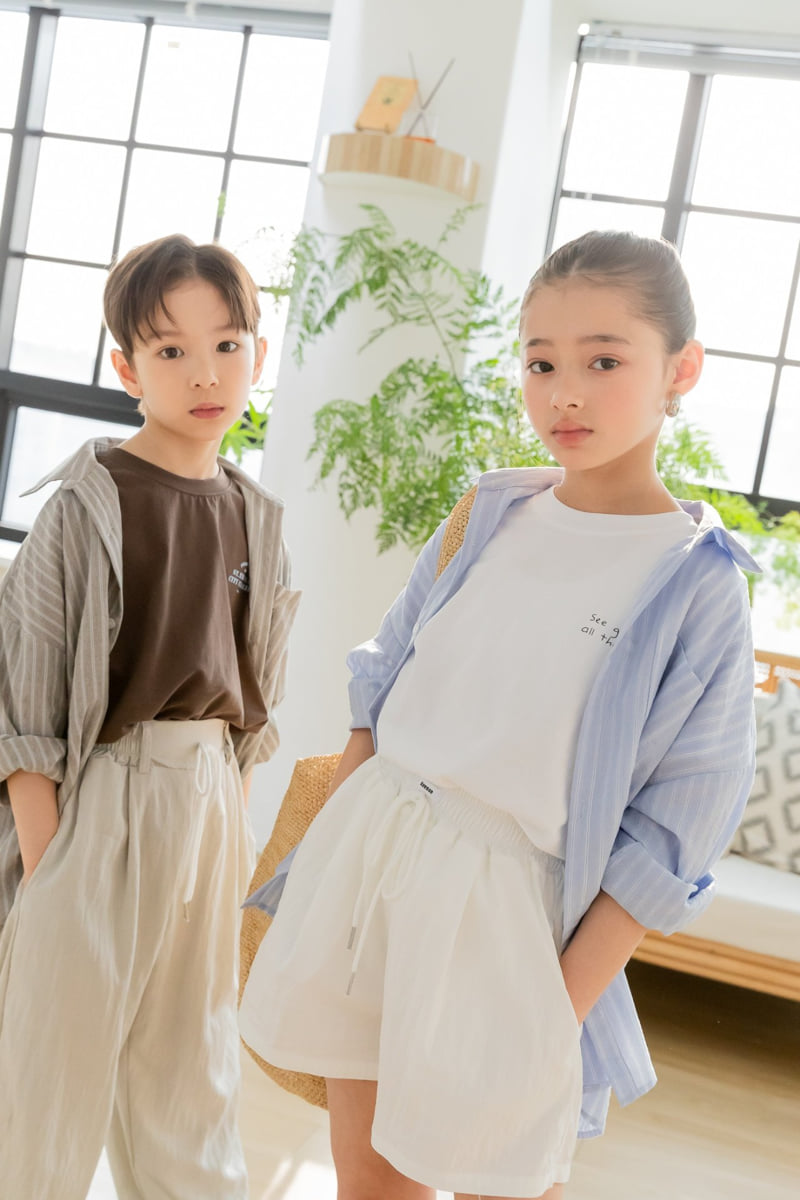 I Love Jesus - Korean Children Fashion - #childrensboutique - Netty Stripe Shirt - 12