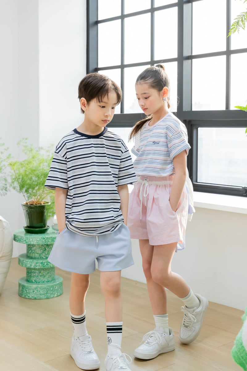 I Love Jesus - Korean Children Fashion - #kidsstore - Young Multi-Stripe Tee - 7