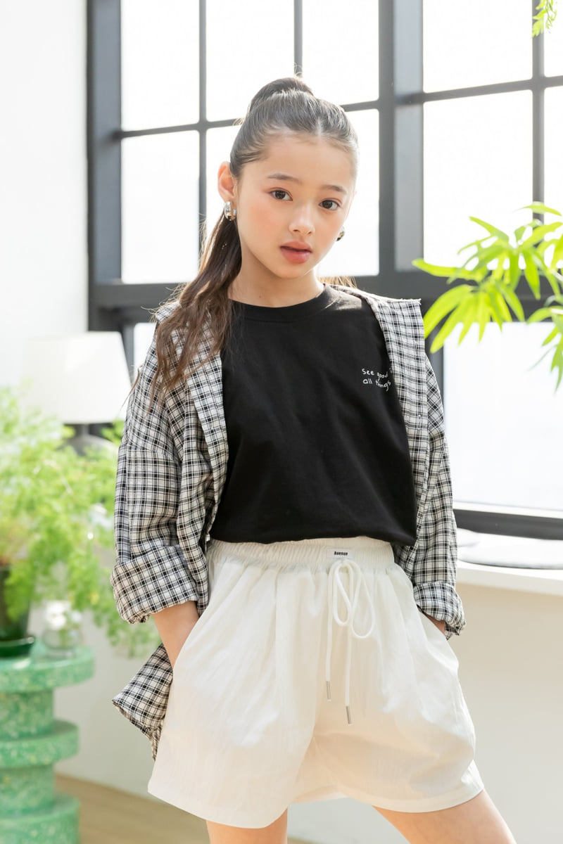 I Love Jesus - Korean Children Fashion - #kidzfashiontrend - CM Check Shirt - 7