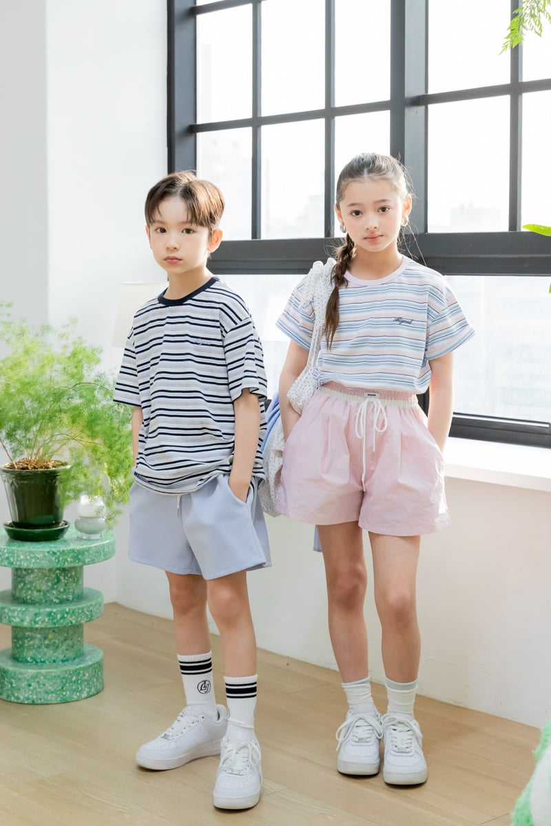 I Love Jesus - Korean Children Fashion - #littlefashionista - Young Multi-Stripe Tee - 10