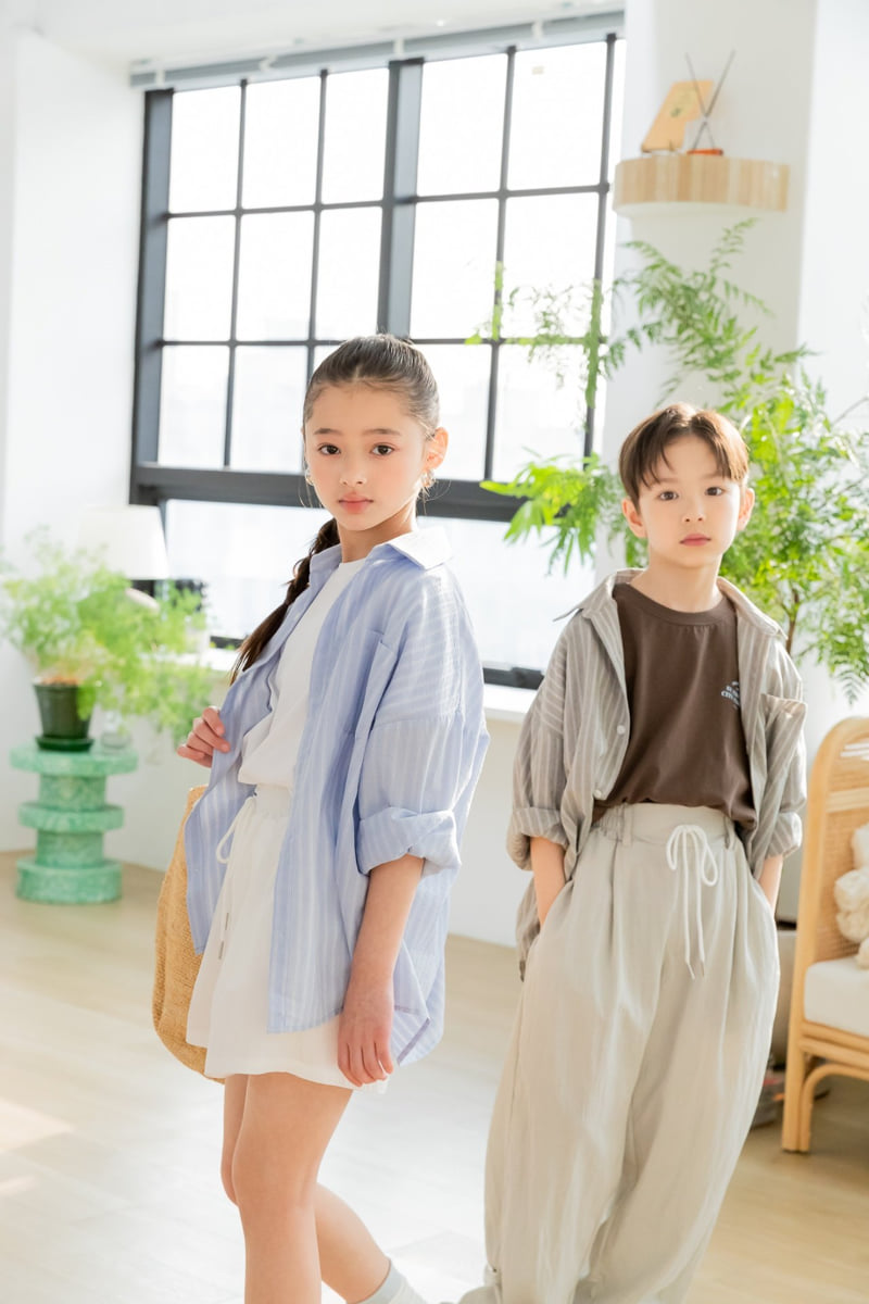 I Love Jesus - Korean Children Fashion - #Kfashion4kids - Netty Stripe Shirt - 4