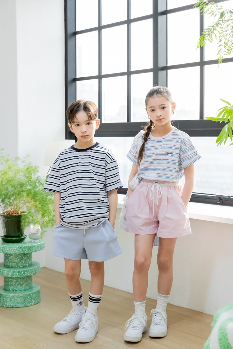 I Love Jesus - Korean Children Fashion - #magicofchildhood - Young Multi-Stripe Tee - 11