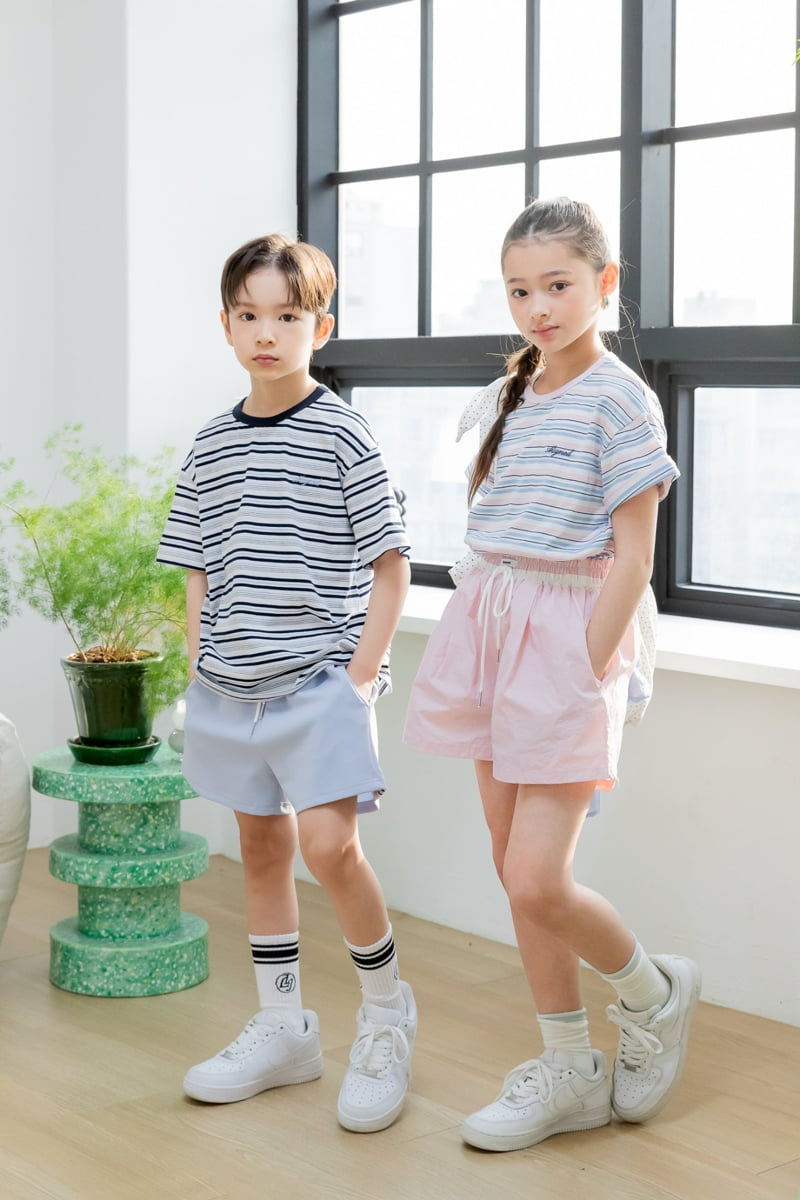 I Love Jesus - Korean Children Fashion - #minifashionista - Young Multi-Stripe Tee - 12