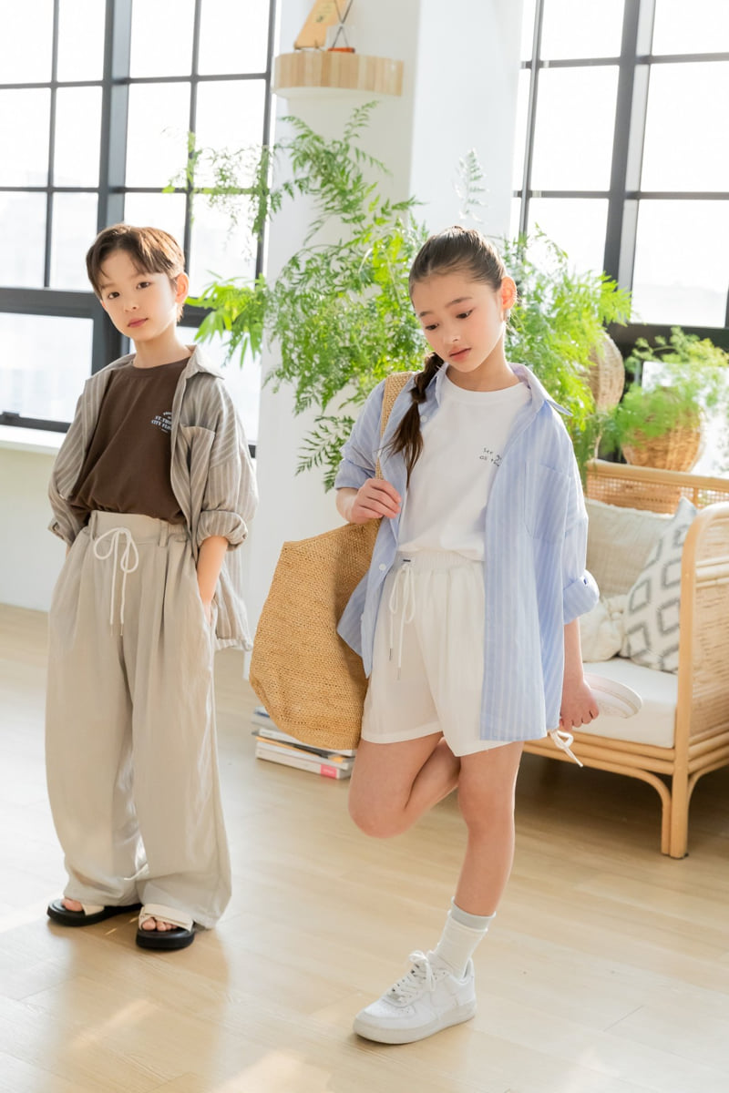 I Love Jesus - Korean Children Fashion - #prettylittlegirls - Netty Stripe Shirt - 7