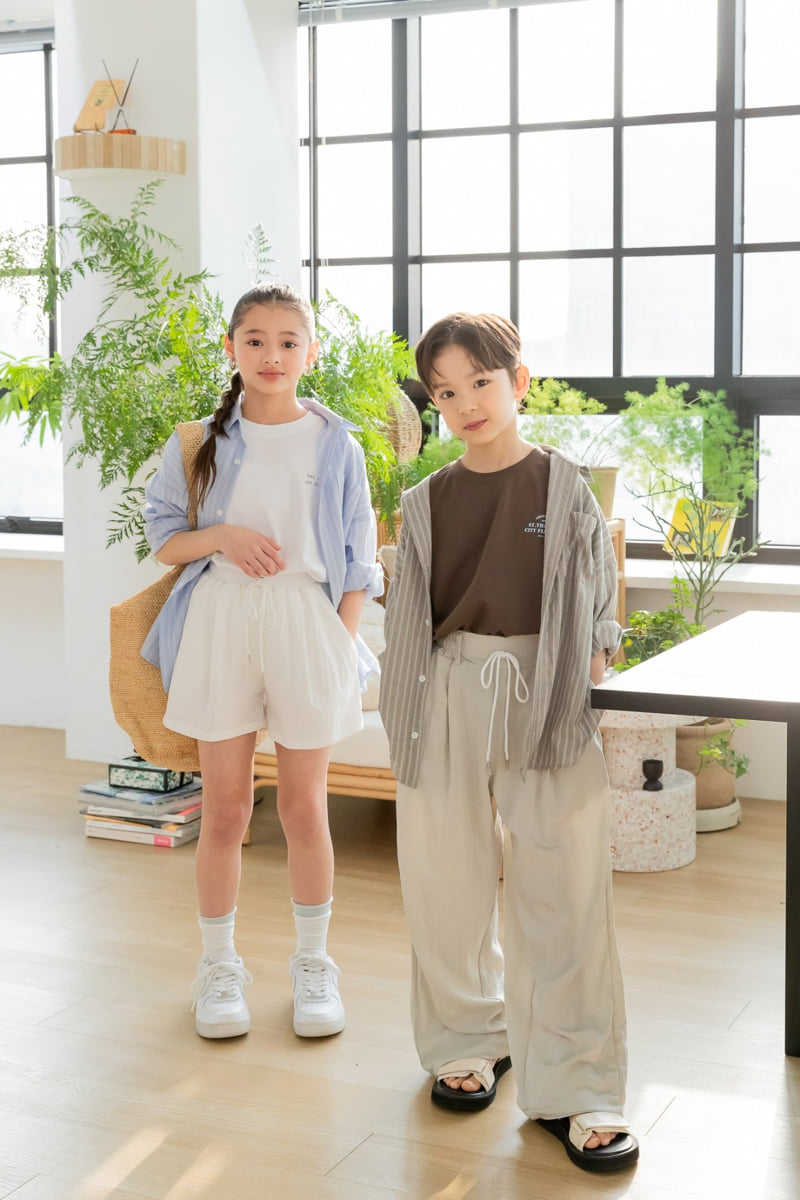 I Love Jesus - Korean Children Fashion - #stylishchildhood - Netty Stripe Shirt - 10