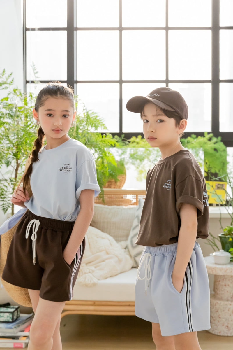 I Love Jesus - Korean Children Fashion - #todddlerfashion - Wood Shorts - 5